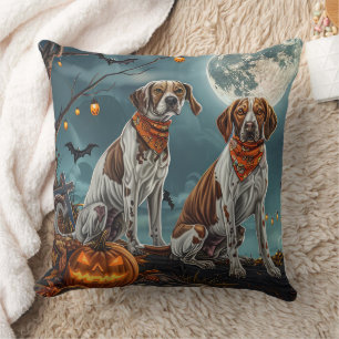 Treeing Walker Halloween Spooky Kussen