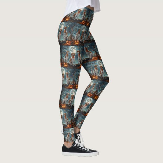 Treeing Walker Halloween Spooky Leggings (Rechts)