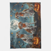 Treeing Walker Halloween Spooky Theedoek (Verticaal)