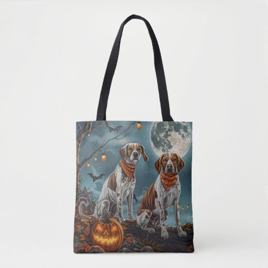 Treeing Walker Halloween Spooky Tote Bag (Voorkant)