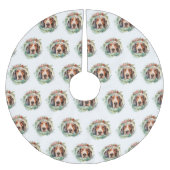 Treeing Walker Kerstkrans Feestelijke Pup Kerstboom Rok (Voorkant)