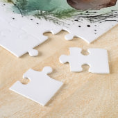 Treeing Walker Kerstkrans Feestelijke Pup Legpuzzel (Zijkant)