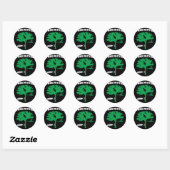 Treejected Disc Golf Vliegende Schijf Ronde Sticker (Vel)