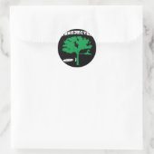 Treejected Disc Golf Vliegende Schijf Ronde Sticker (Tas)