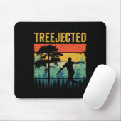 Treejected Grappige Disc Golf Discs Slaan Stomme B Muismat (Met muis)