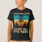 Treejection Discgolf Speler Grappige Frisbee Golf T-shirt (Voorkant)
