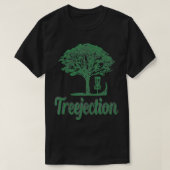 Treejection Funny Disc Golf verhit T-shirt (Design voorkant)