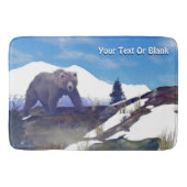 Treeline Grizzly Badmat (Voorkant)