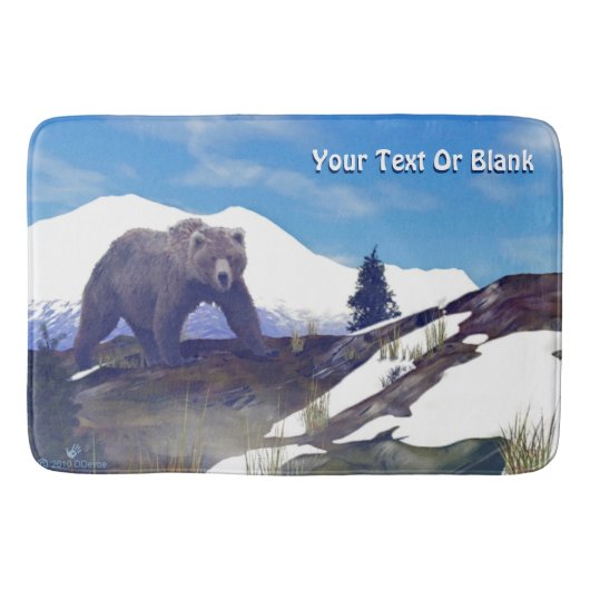 Treeline Grizzly Badmat (Voorkant)