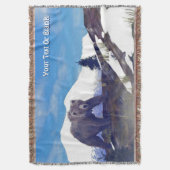 Treeline Grizzly Deken (Voorkant Verticaal)