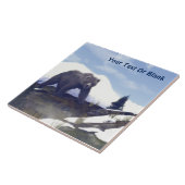 Treeline Grizzly Tegeltje (Zijkant)