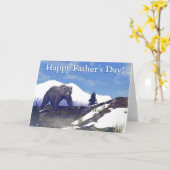 Treeline Grizzly Vaderdag Kaart (Gele Bloem)