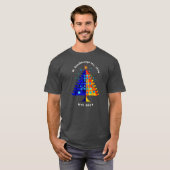 Treemazing Stockbridge Donkere Mannen Twee Tone T- T-shirt (Voorkant volledig)