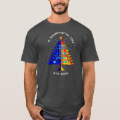 Treemazing Stockbridge Donkere Mannen Twee Tone T- T-shirt (Voorkant)