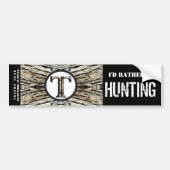 Treemo Gear Camo Persoonlijke Bumpersticker - Hunt (Voorkant)