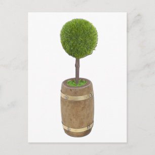 TreePlantedRainBarrel050811 Briefkaart