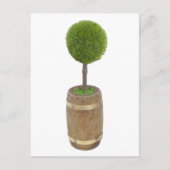 TreePlantedRainBarrel050811 Briefkaart (Voorkant)