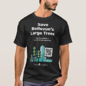 Trees4Livability Tree Code Petition Tee Shirt (Voorkant)