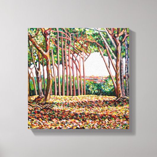 Trees 2009 canvas afdruk (Voorkant)