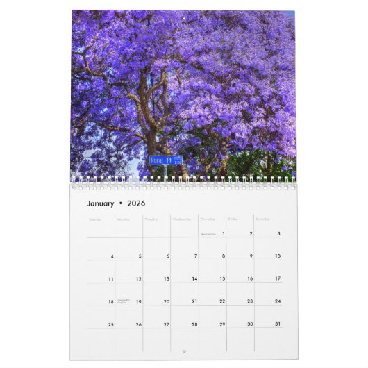 Trees 2026 Calendar Kalender (Jan 2026)