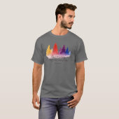 Trees and quote retro t-shirt (Voorkant volledig)
