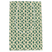 Trees and Snowflakes Medium Cadeauzakje (Voorkant)