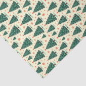 Trees and Snowflakes Tissuepapier (Detail)