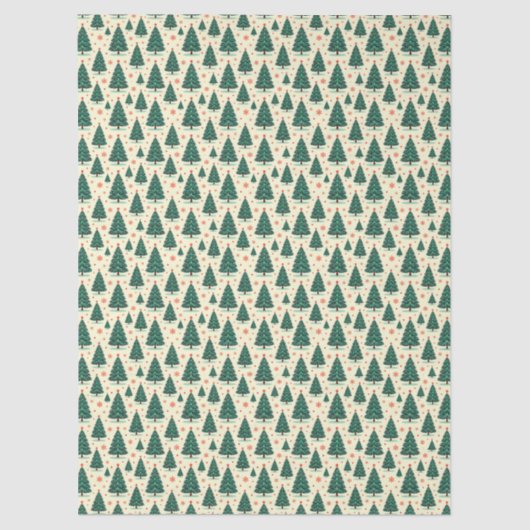 Trees and Snowflakes Tissuepapier (Voorkant)