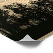 Trees Art Poems literair Kahlil Gibran citeert sep Poster (Hoek)