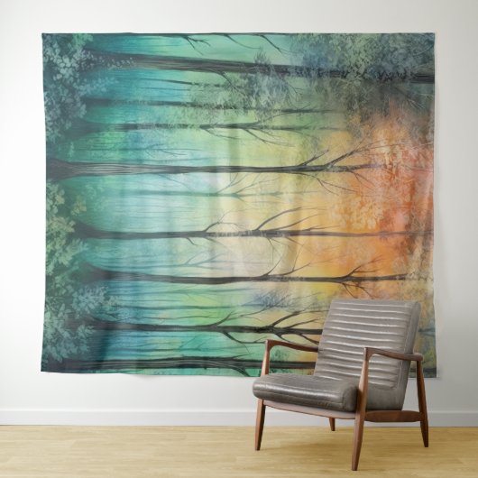 trees backdrop wandkleed (In Situ (horizontaal))