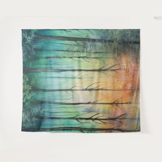 trees backdrop wandkleed (Voorkant (horizontaal))