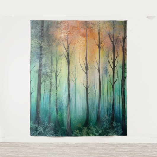 trees backdrop wandkleed (Voorkant)