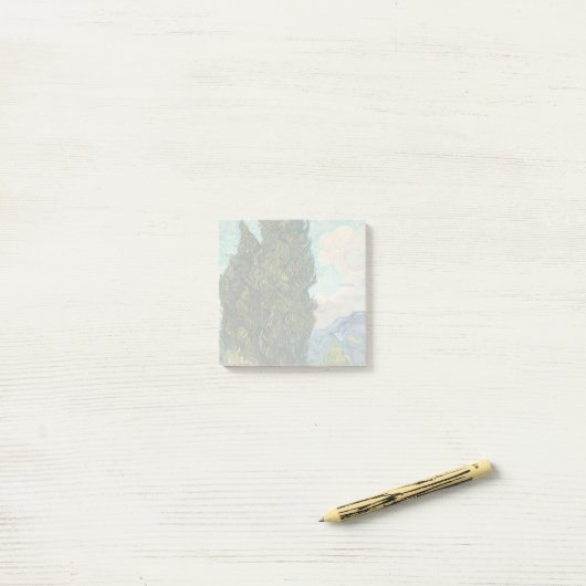 Trees by Vincent Van Gogh Post-it® Notes (Op bureau)