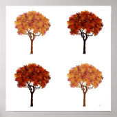 Trees Collage Poster (Voorkant)