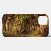 Trees Covering Road in Noord-Ierland Case-Mate iPhone Case (Achterkant (horizontaal))