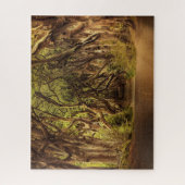 Trees Covering Road in Noord-Ierland Legpuzzel (Verticaal)