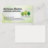 Trees Doodles Logo | landschapsarchitectuur Visitekaartje (Voorkant / Achterkant)