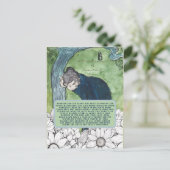 Tree's Drempelgedicht  Victoriaans kunst Briefkaart (Staand voorkant)