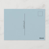 Tree's Drempelgedicht  Victoriaans kunst Briefkaart (Achterkant)