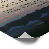 Trees, een gedicht van Joyce Kilmer Poster (Hoek)