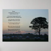 Trees, een gedicht van Joyce Kilmer Poster (Voorkant)
