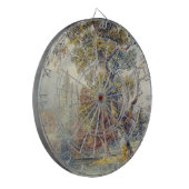 Trees en Pond (door John Ruskin) Dartbord (Voorkant Links)