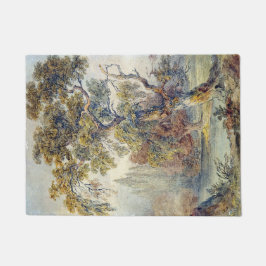 Trees en Pond (door John Ruskin) Deurmat