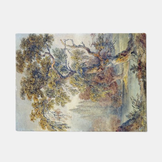 Trees en Pond (door John Ruskin) Deurmat (Voorkant)