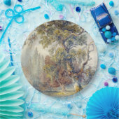 Trees en Pond (door John Ruskin) Papieren Bordje (Feest)