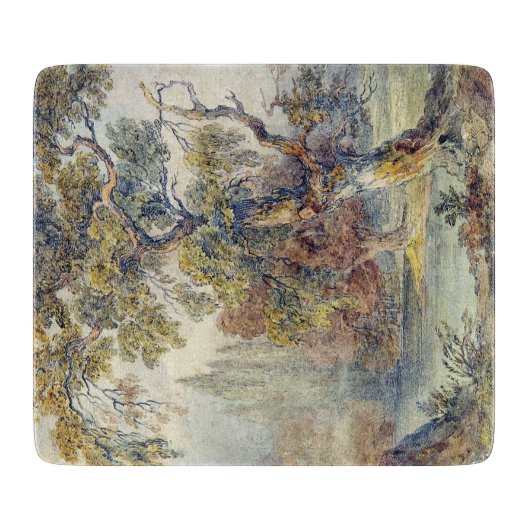 Trees en Pond (door John Ruskin) Snijplank (Voorkant)