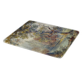 Trees en Pond (door John Ruskin) Snijplank