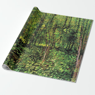 Trees en Undergrowth door Vincent van Gogh Cadeaupapier