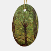 Trees en Undergrowth door Vincent van Gogh Keramisch Ornament (Links)