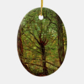 Trees en Undergrowth door Vincent van Gogh Keramisch Ornament (Voorkant)